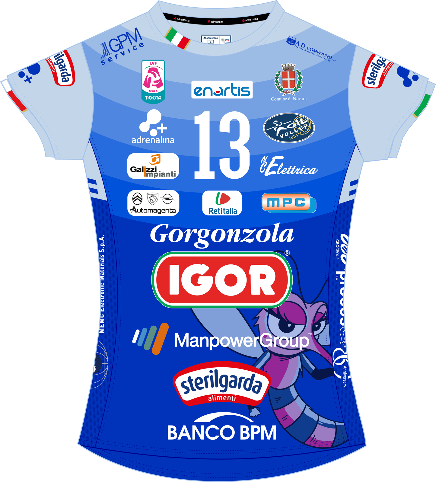 Maglia gara 2025/26 - Edizione Blu